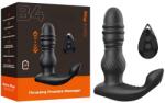  Men's Play - fel-le mozgó prosztata vibrátor (fekete) - erotikashow