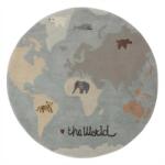 OYOY gyapjú szőnyeg The World - többszínű Univerzális méret