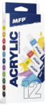 MFP tubusos akrilfesték készlet 12 db / 12 ml. - 6300391