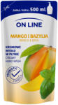 On Line folyékony krémszappan utántöltő mangó és bazsalikom 500 ml - perfectlife