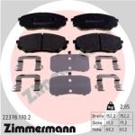 ZIMMERMANN set placute frana, frana disc ZIMMERMANN 22378.170. 2 (22378.170.2)