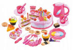 ECOTOYS Set tort aniversar cu accesorii Ecotoys (HC324745) Bucatarie copii