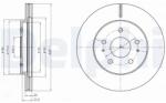 DELPHI Disc frana DELPHI BG4326 (BG4326)