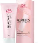 Wella Vopsea de par semi-permanenta Wella Professionals Shinefinity Zero Lift Glaze 04 07, Natural Bitter Chocolate, 60 ml