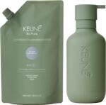 KEUNE Kit Dispenser + Balsam, Keune So Pure Cool, 400 ml