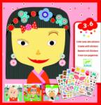 DJECO Joc creativ creeaza portrete cu stickere (DJ08934)
