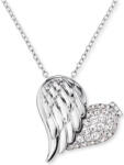 Engelsrufer Colier de argint Medalion inima cu aripi si zirconi ERN-CULOVE-2Z