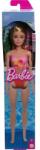 Mattel Barbie Beach baba - Rózsaszín, pálma mintás fürdőruha (DWJ99-HXX48) (DWJ99-HXX48)