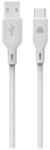 Dviced Cablu de date Dviced DV110006, USB-A la USB-C, silicon, 1, 25m (Alb) (DV110006)