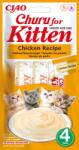  Inaba Ciao Churu Kitten krémes macskaeledel - csirke 4 x 14 g