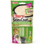  Inaba Cat Ciao Churu Skin & Coat krémes macskaeledel - csirke, fésűkagyló 4 x 14 g - petissimo