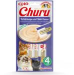  Inaba Cat Ciao Churu krémes macskaeledel - tonhal, kagyló 4 x 14 g - petissimo