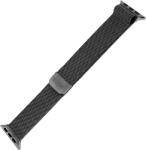 Fixed Rozsdamentes fémszíj Apple Watch 42/44/45mm-es okosórákhoz, fekete (FIXMEST-434-BK) (FIXMEST-434-BK)