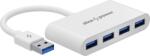 AlzaPower USB-A (M) to 4× USB-A 3.0 (F) USB hub - fehér (APW-HAC4A3W)
