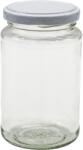 Gastro befőttesüveg 370 ml, fehér csavaros tetővel, 6 darabos készlet