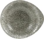 Churchill Raku Quartz Black mély tányér, coup, hossza: 160 mm, szélessége: 145 mm