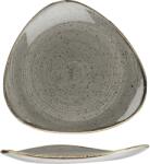 Churchill Stonecast Peppercorn Grey lapos tányér, háromszög, Ø: 265 mm