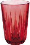 APS "Crystal" Pohár, tartalom: 0, 15 liter, magasság: 95 mm, átmérő: 70 mm, piros