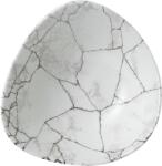 Churchill A CHURCHILL Kintsugi Agate Grey mély tányér, háromszög, ø: 185 mm