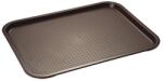 APS Fast Food tálca, barna, magasság: 20 mm, hosszúság: 450 mm, szélesség: 355 mm