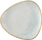 Churchill Stonecast Accents Duck Egg Blue lapos tányér, háromszög, ø: 265 mm