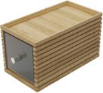 Craster Kenyértartó Flow, tölgy/átlátszó akril