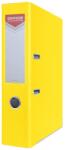 Office Products Biblioraft A4, plastifiat PP/paper, margine metalica, 75 mm, Office Products Officer - galben (OF-21011221-06)