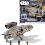 Jazwares Star Wars - Csillagok háborúja 20 cm-es jármű figurával - Razor Crest Arvala-7 csatahajó, SWJ0030