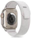 Tech-Protect nylon csíkos szíj Apple Watch 6 / 7 / 8 / 9 / 10 / SE / Ultra 1 / 2 (44 / 45 / 46 / 49 MM) - szürke
