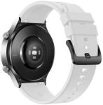  Szilikon szíj Huawei Watch GT 2/3/4/2 Pro/3 Pro/4 Pro/GT 2e 46mm-hez - fehér