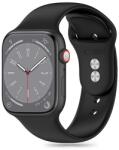 Tech-Protect szilikon szíj Apple Watch 4 / 5 / 6 / 7 / 8 / 9 / SE / Ultra 1 / 2 (42 / 44 / 45 / 49 mm) - fekete - dellaprint