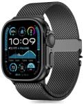 Tech-Protect Milano szíj Apple Watchhoz 6 / 7 / 8 / 9 / 10 / SE / Ultra 1 / 2 (44 / 45 / 46 / 49 MM) - fekete