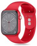 Tech-Protect szilikon szíj Apple Watch 6/7/8/9/10/SE / Ultra 1/2 (44/45/46/49 mm) - piros