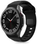 Tech-Protect szilikon szíj Samsung Galaxy Watch 4 / 5 / 5 Pro / 6 / 7 / FE telefonhoz - fekete