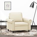 vidaXL krémszínű műbőr kanapéfotel 60 cm (359495)