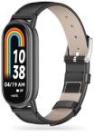 Tech-Protect Leatherfit szíj Xiaomi Smart Band 8/8 NFC-hez - fekete