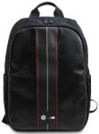 BMW Carbon & Red Stripe hátizsák 16" -os laptophoz - fekete