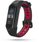 Tech-Protect páncélpánt Xiaomi Mi Smart Band 5/6/6 NFC-hez - fekete-piros