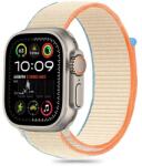 Tech-Protect nylon szíj Apple Watchhoz 6 / 7 / 8 / 9 / 10 / SE / Ultra 1 / 2 (44 / 45 / 46 / 49 MM) - bézs