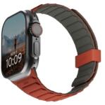 UAG Pathfinder szilikon kétoldalas mágneses szíj Apple Watchhoz 42 / 44 / 45 / 46 / 49 mm - Szürke-narancs