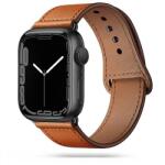Tech-Protect LeatherFit szíj Apple Watch 4/5/6/7/8/9/SE / Ultra 1/2 (42/44/45/49 mm) - barna