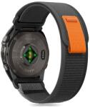 Tech-Protect nylon szíj Garmin Fenix 5X / 5X PLUS / 6X / 6X Pro / 7X / 8 (51MM) készülékhez - fekete