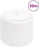 vidaXL teljesen fehér polipropilén hajókötél 16 mm 50 m (152573)