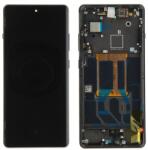  621029000157 Oneplus 12R OLED kijelző érintővel Szürke (Iron Grey) kerettel, előlap (621029000157)