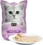 Kit Cat Hrana umeda pentru pisici 100% holistica, Kit Cat Petite Pouch, pui si ton, 24 plicuri x 70g