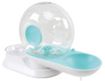 M-Pets Dispenser dublu, apa si hrana, DISPENSER SNAIL COMBI M-PETS, albastru, 2800 ml / 240 g