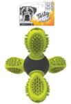 M-Pets Jucarie din cauciuc pentru caini, SATURN M-PET, verde, 14 x 13 x 12 cm