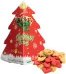 RollsRocky Recompense crocante pentru caini ROLLS ROCKY Brad de Craciun, biscuiti Fantasy, rosu, 100g