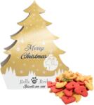 RollsRocky Recompense crocante pentru caini ROLLS ROCKY Brad de Craciun, biscuiti Fantasy, gold, 100g