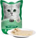 Kit Cat Hrana umeda pentru pisici 100% holistica, Kit Cat Petite Pouch, ton si biban de mare, 24 plicuri x 70g
